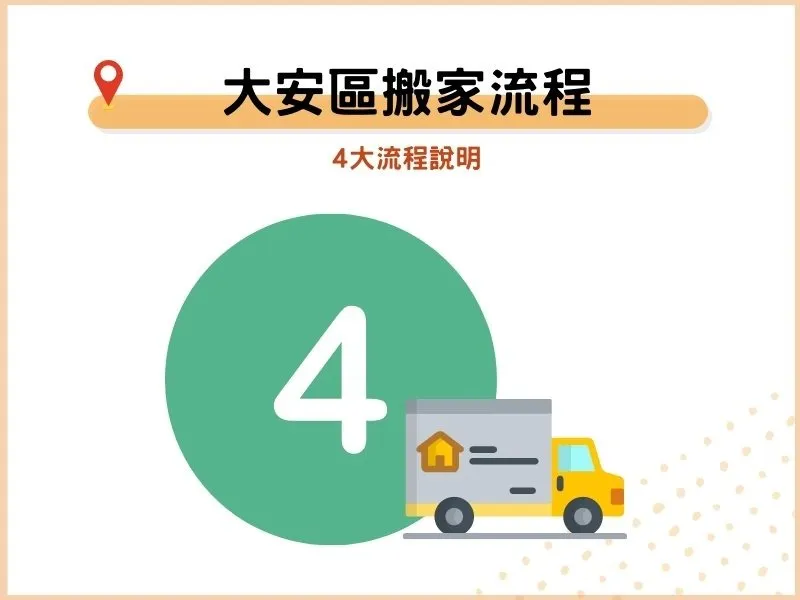 大安區搬家4大流程說明 大安區搬家4大流程說明