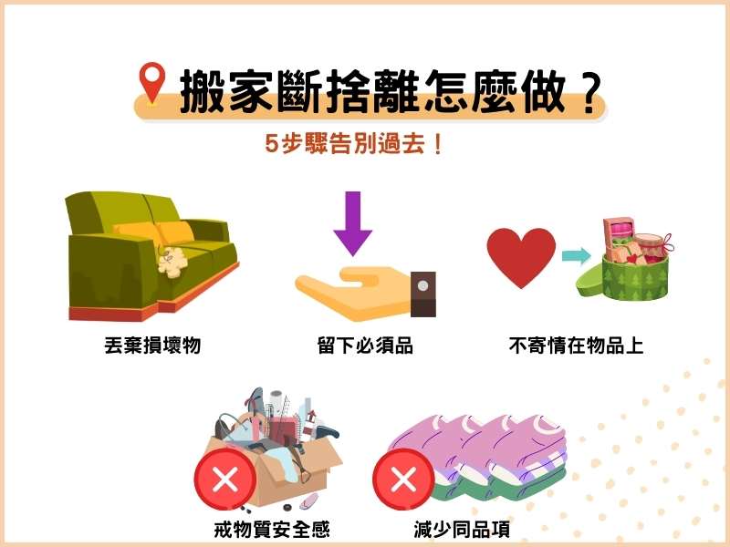 搬家斷捨離怎麼做？5步驟告別過去！