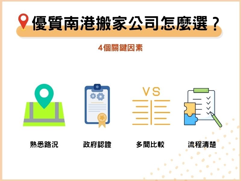 優質的南港搬家公司怎麼挑選？