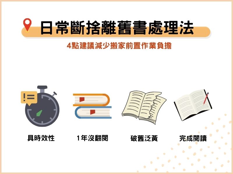 日常斷捨離，舊書處理不頭痛