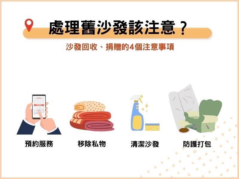 沙發回收、捐贈的4個注意事項