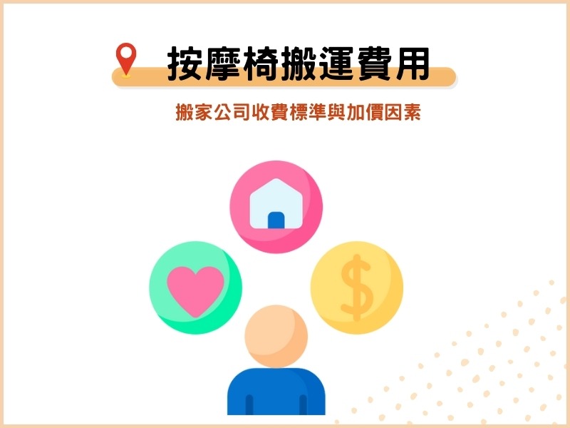 按摩椅搬運要加價？搬家公司收費標準與加價因素