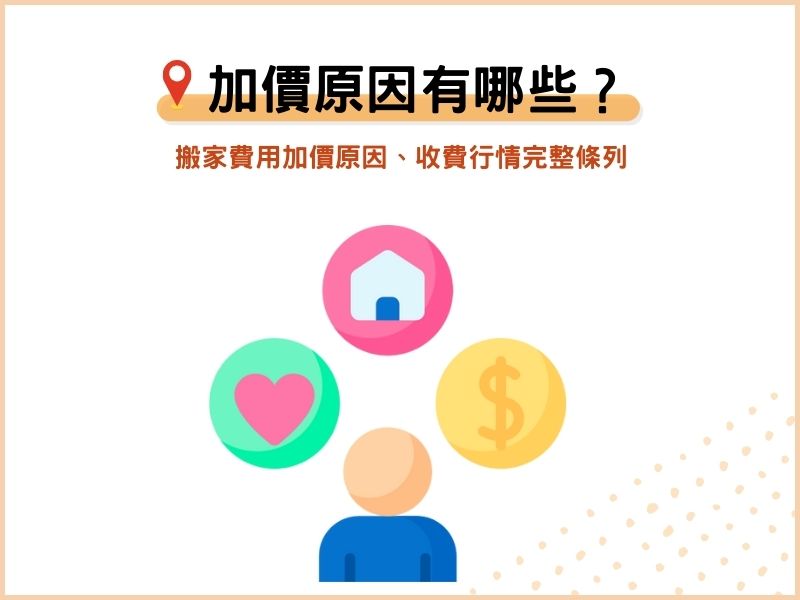 搬家費用加價原因有哪些？加價行情費用完整條列